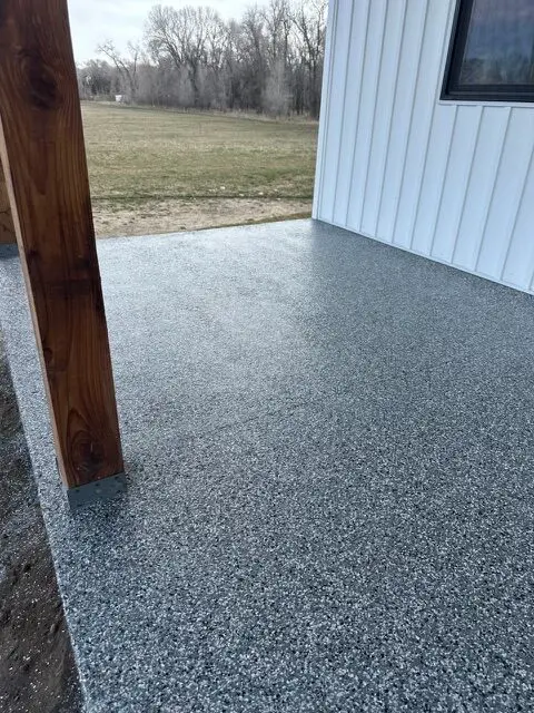 epoxy floor on patio
