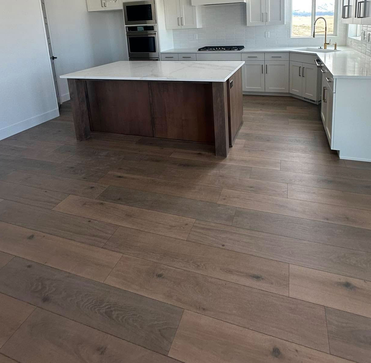 Kitchen-Flooring wood floors in kitchen