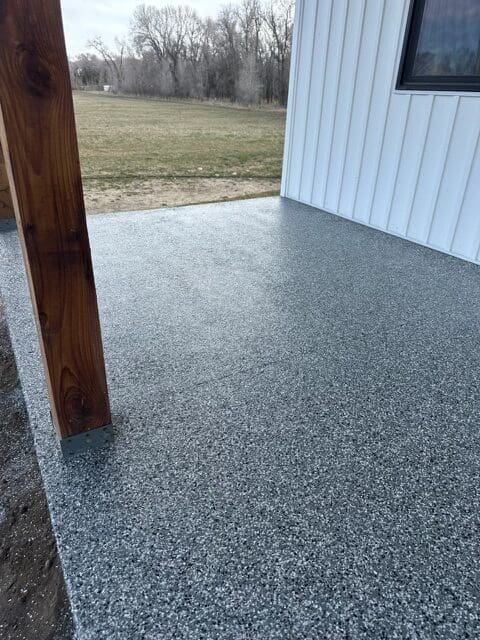 epoxy floor on patio