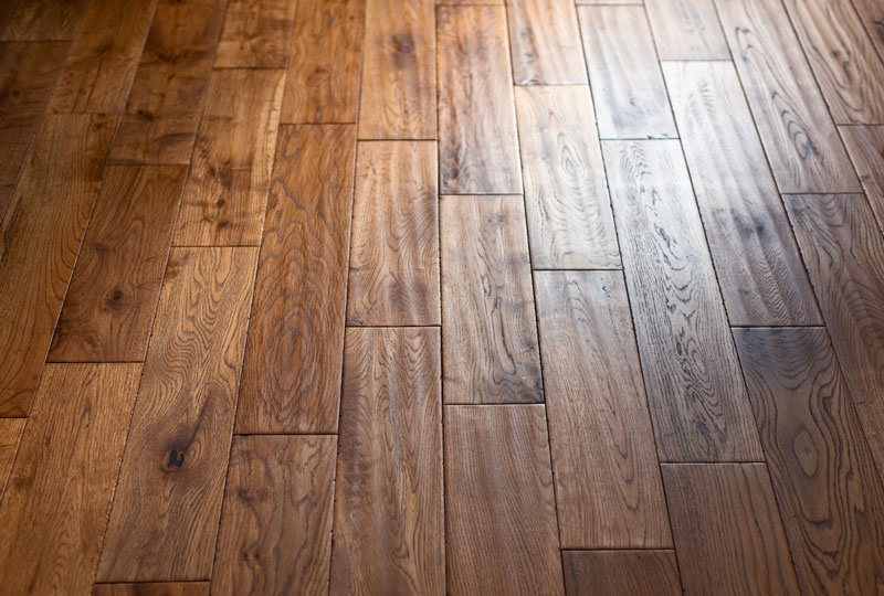Solid oak wood flooring