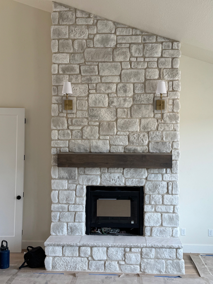 Redone-brick-fireplace Redone brick fireplace